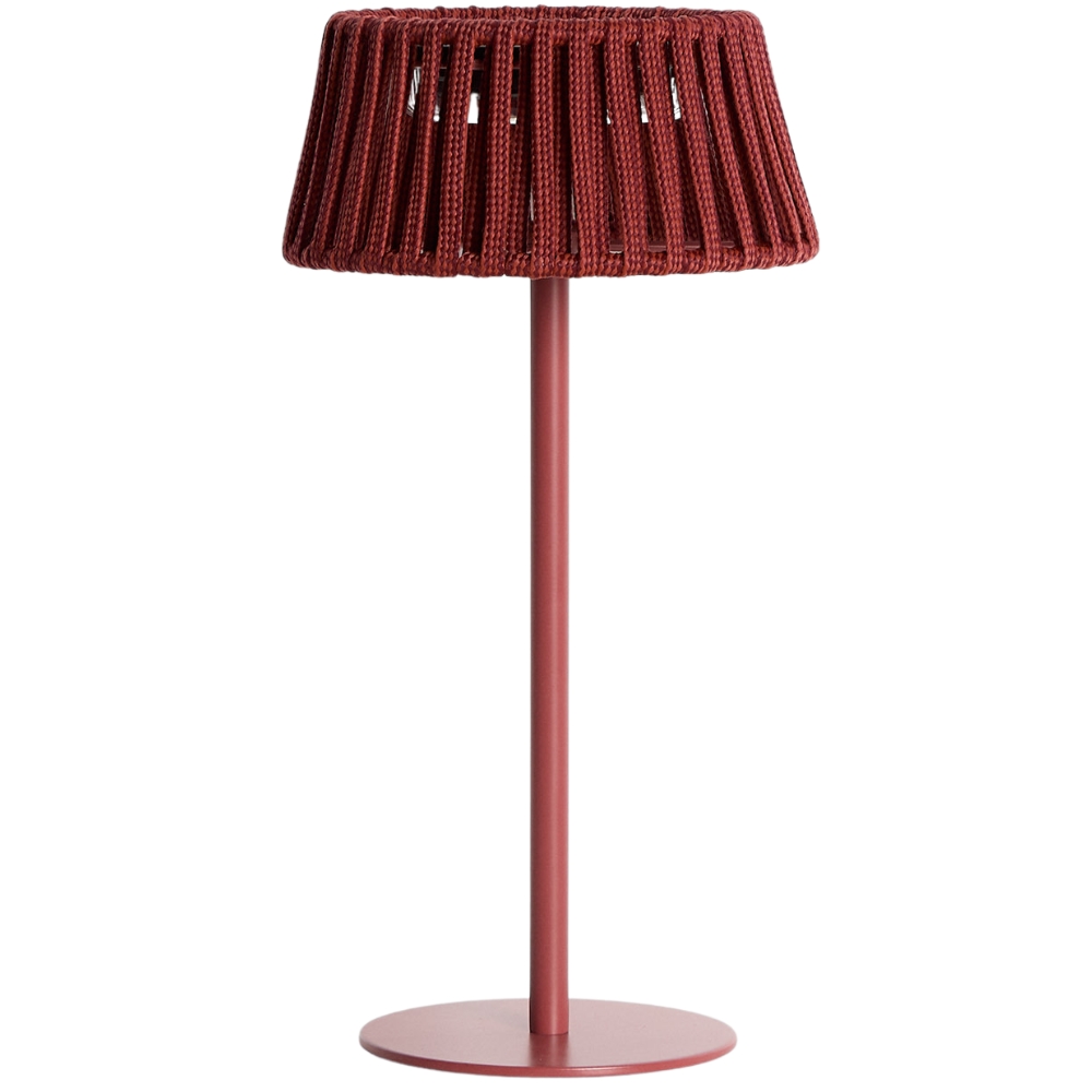 Kave Home Terakotově červená zahradní solární LED lampa Aldet