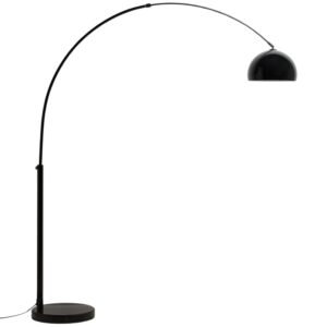 Kave Home Černá stojací lampa Madali 160-185 cm