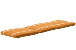 Kave Home Oranžový polštář na lehátko Daila 50 x 175 cm