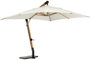 Bizzotto Krémový slunečník Capua 300 x 300 cm