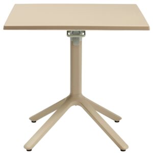 SCAB Béžový zahradní skládací stůl Eco 80 x 80 cm
