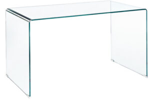 Bizzotto Skleněný pracovní stůl Iride 126 x 70 cm