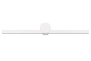 Nova Luce Bílé kovové nástěnné LED světlo Breggo 61 cm