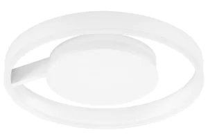 Nova Luce Bílé kovové stropní LED světlo Siena 40 cm