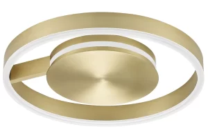 Nova Luce Zlaté kovové stropní LED světlo Siena 40 cm