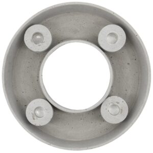 House Doctor Šedý kameninový svícen Ring ⌀26 cm